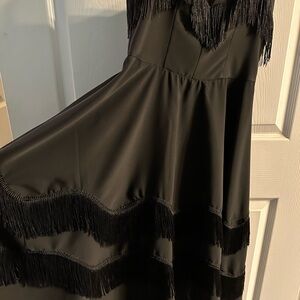Fringe Unique Vintage dress wester style back size 4